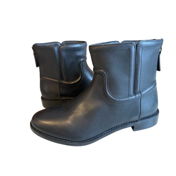 Johnston & Murphy Darby Calfskin Leather Ankle Boots Black 7 - Picture 2 of 7